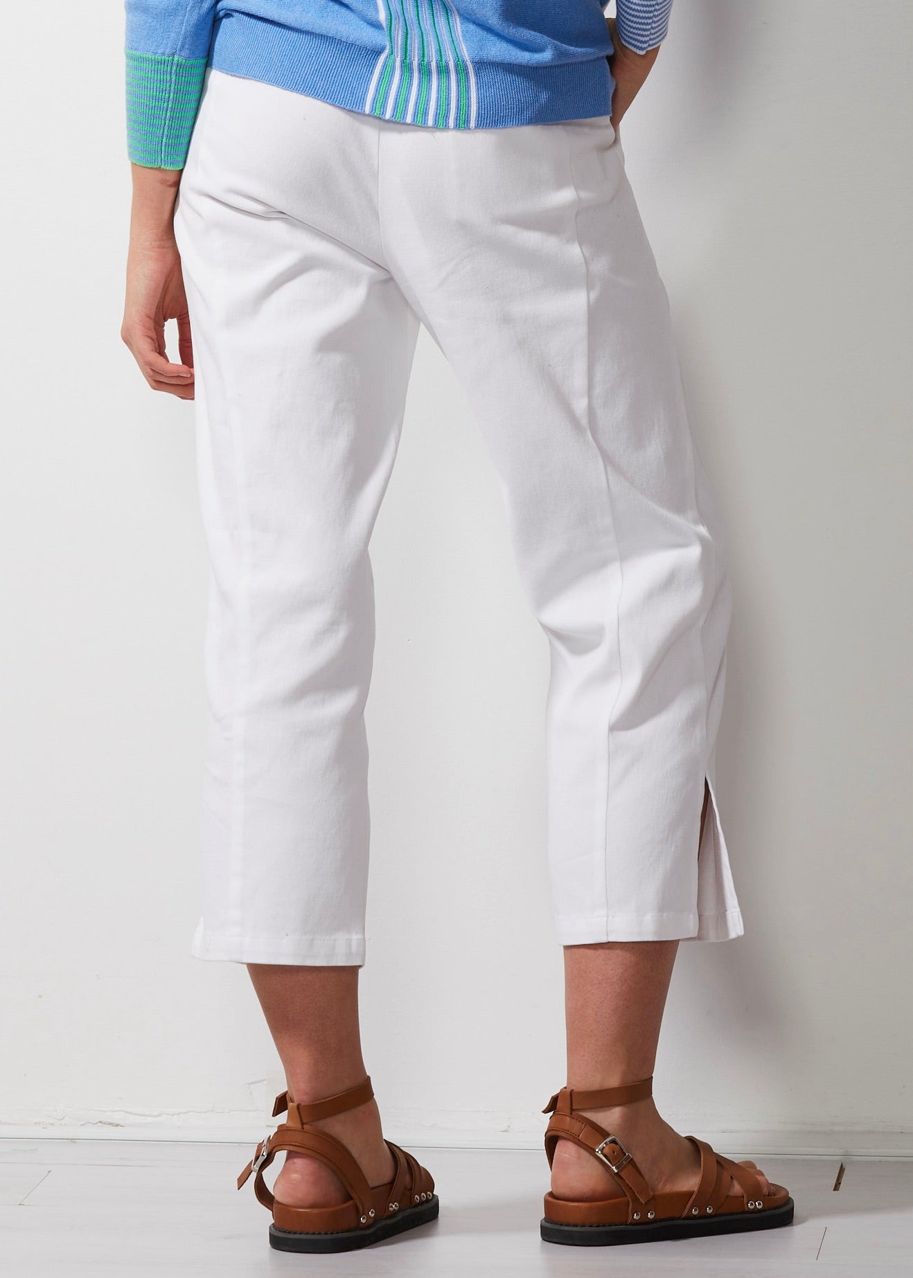 Zaket and Plover's summer Pants in white for women