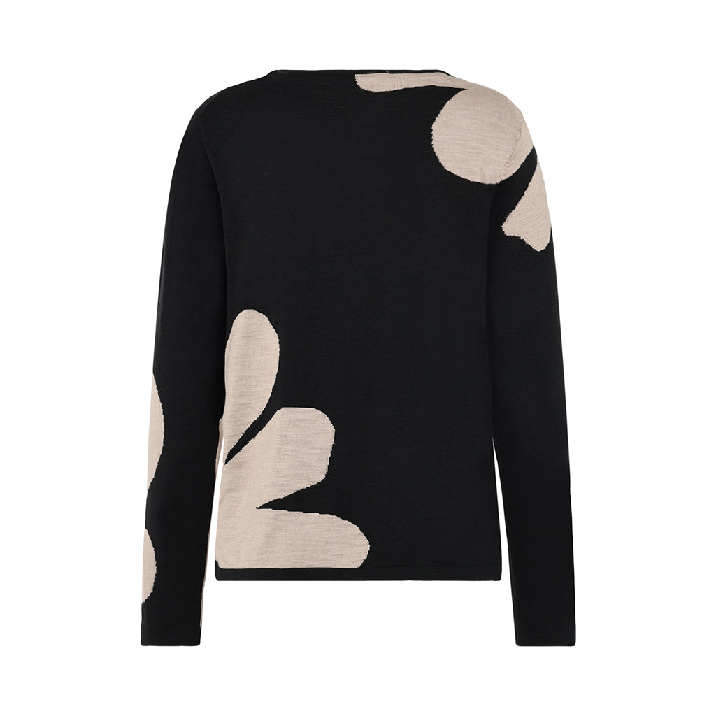The Leana cotton Top in Black by Mansted for women