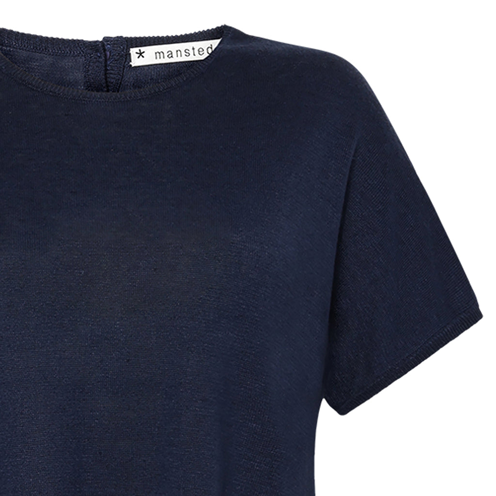 Mansted piles top in navy. 