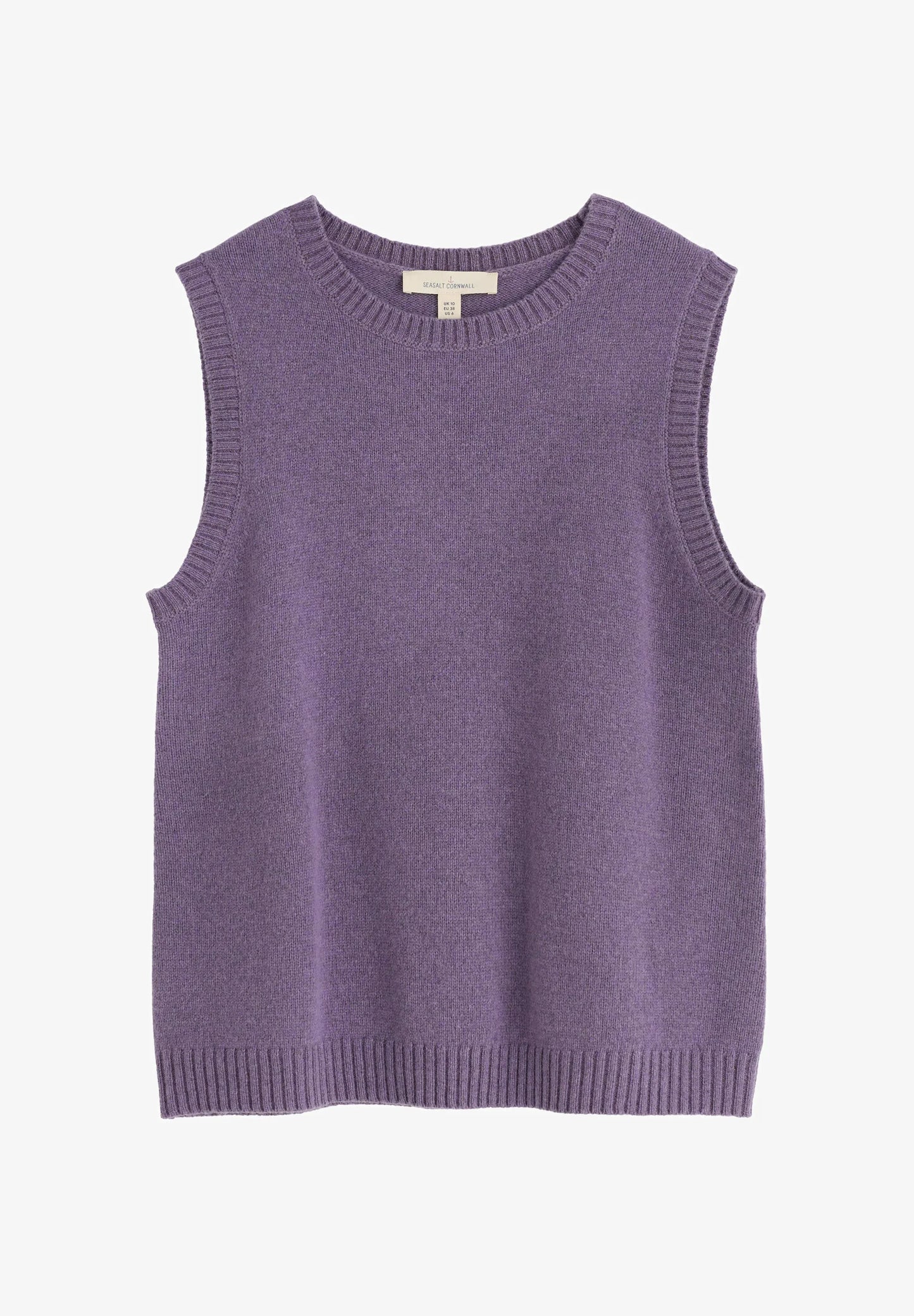 Purple knitted vest by SEASALT