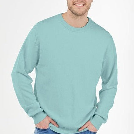 Bridge and Lord Sage crew neck. Qaulaity Knitwear.