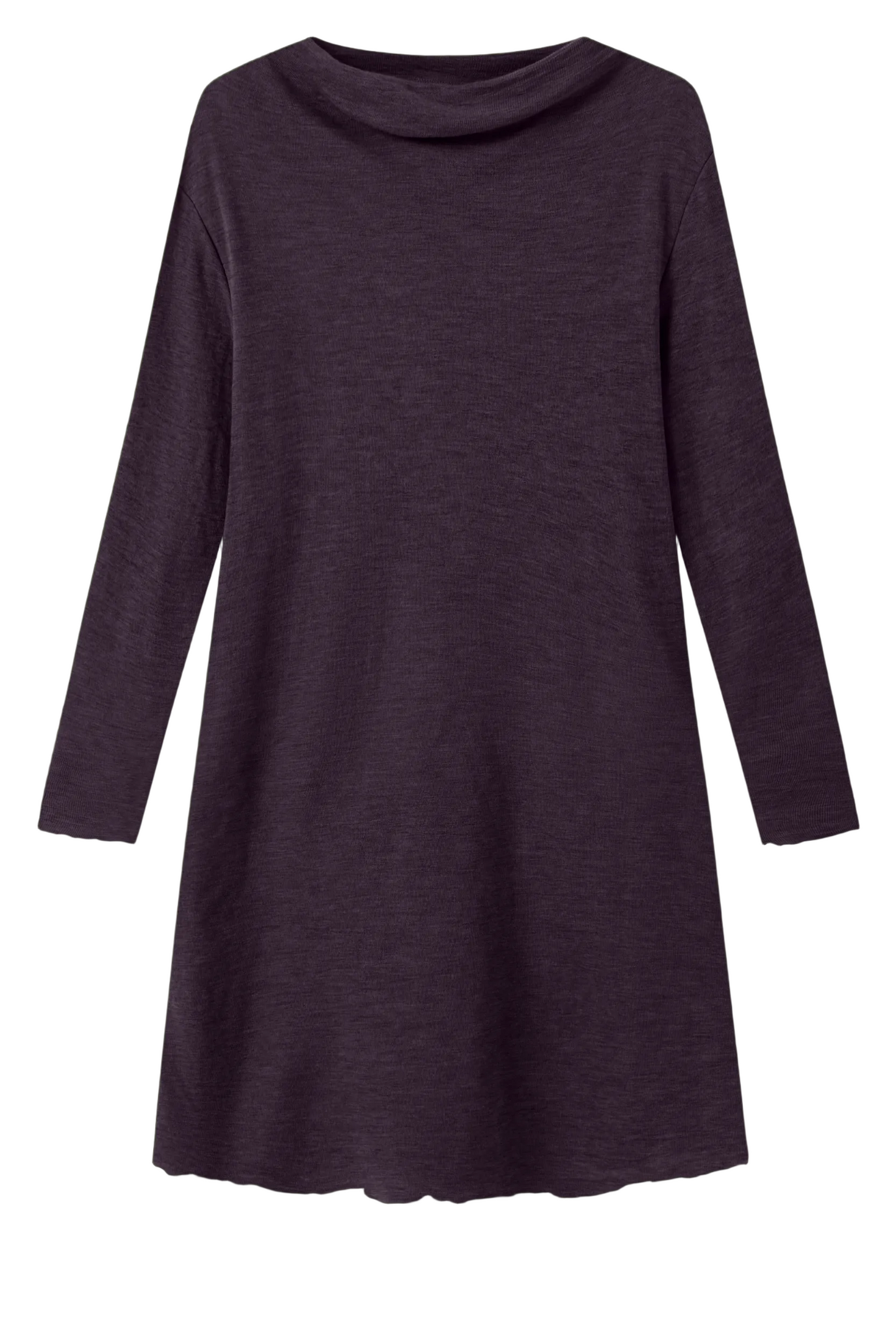 Merino wool purple dress from By Basics
