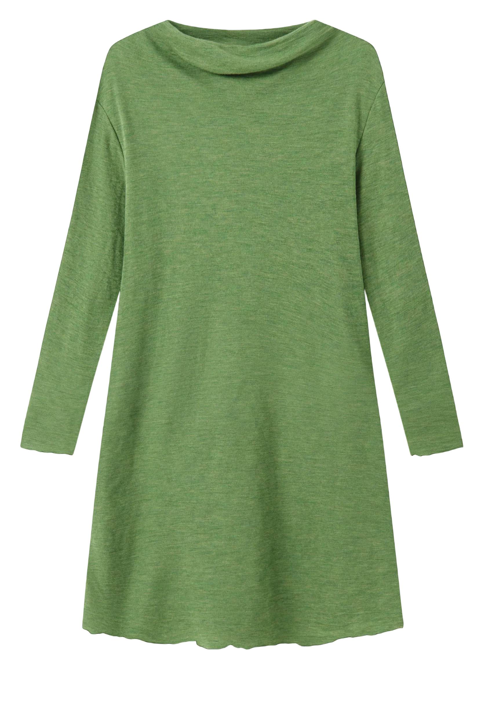 Merino wool knit dress from y basics in Green