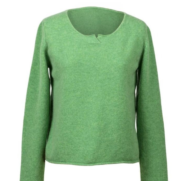 Eribe Corry Top in Springtime. Merino Wool, Scottish Knitwear.