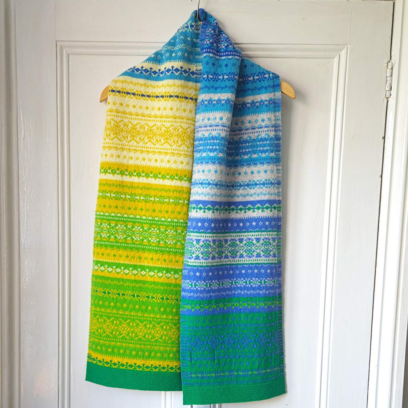 eribe scarf fairisle alloa in luscious