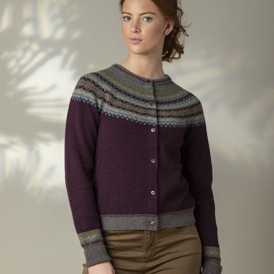 Alpine Short Cardigan by Eribe in Esmeralda.