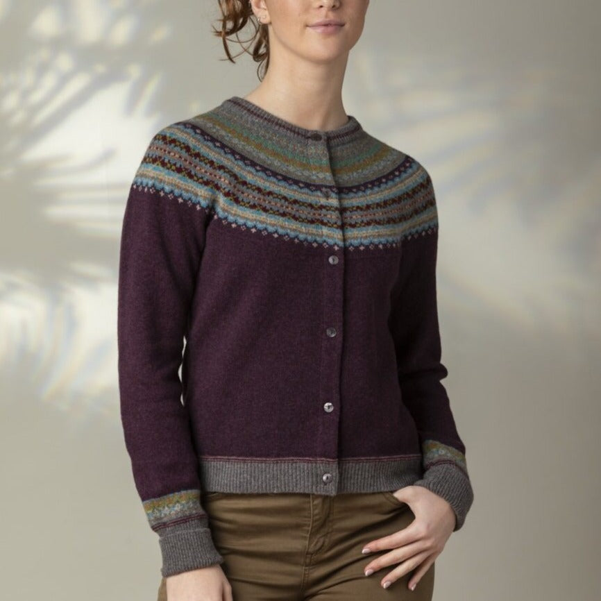 Eribe Alpine Short Cardigan in Esmeralda.