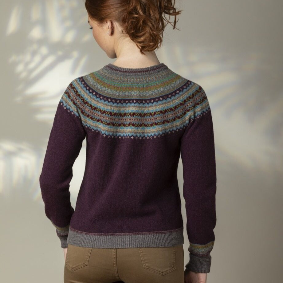 Eribe Fair Isle Knitwear. Alpine Cardigan in Esmeralda.