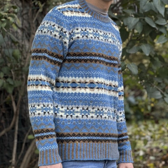 Eribe Men's Fair isle Knitwear to buy on line in Australia and New Zealand.