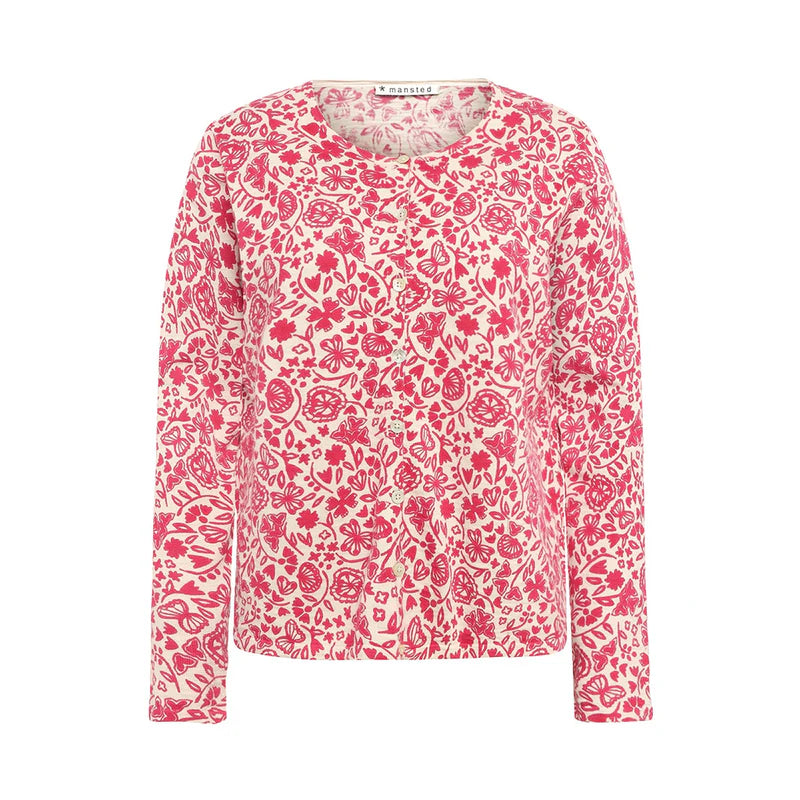 Mansted Sunrise Cardigan Red