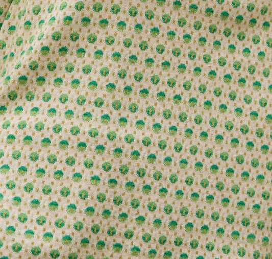 Mansted detail of knit green dot t-shirt