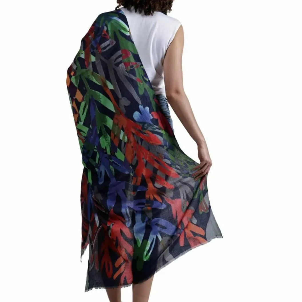 Merino and Silk fine scarf.