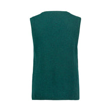 Mansted's Mitos vest in cold green, back view