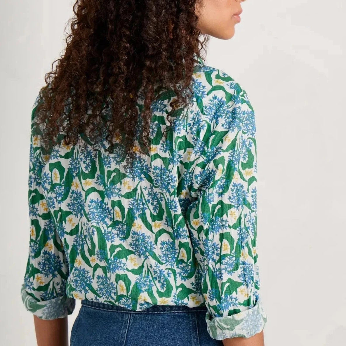 Seasalt Larissa Shirt in Woodland. Quality organic cotton.