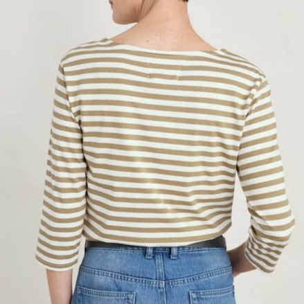 Seasalt striped sailor top in Canvas chalk.