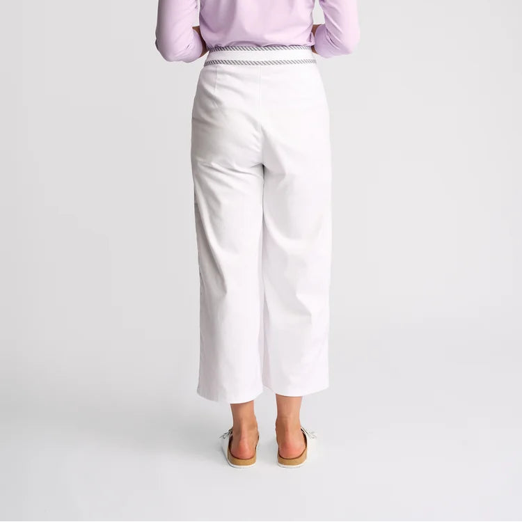 Vassalli white cropped pants 5064