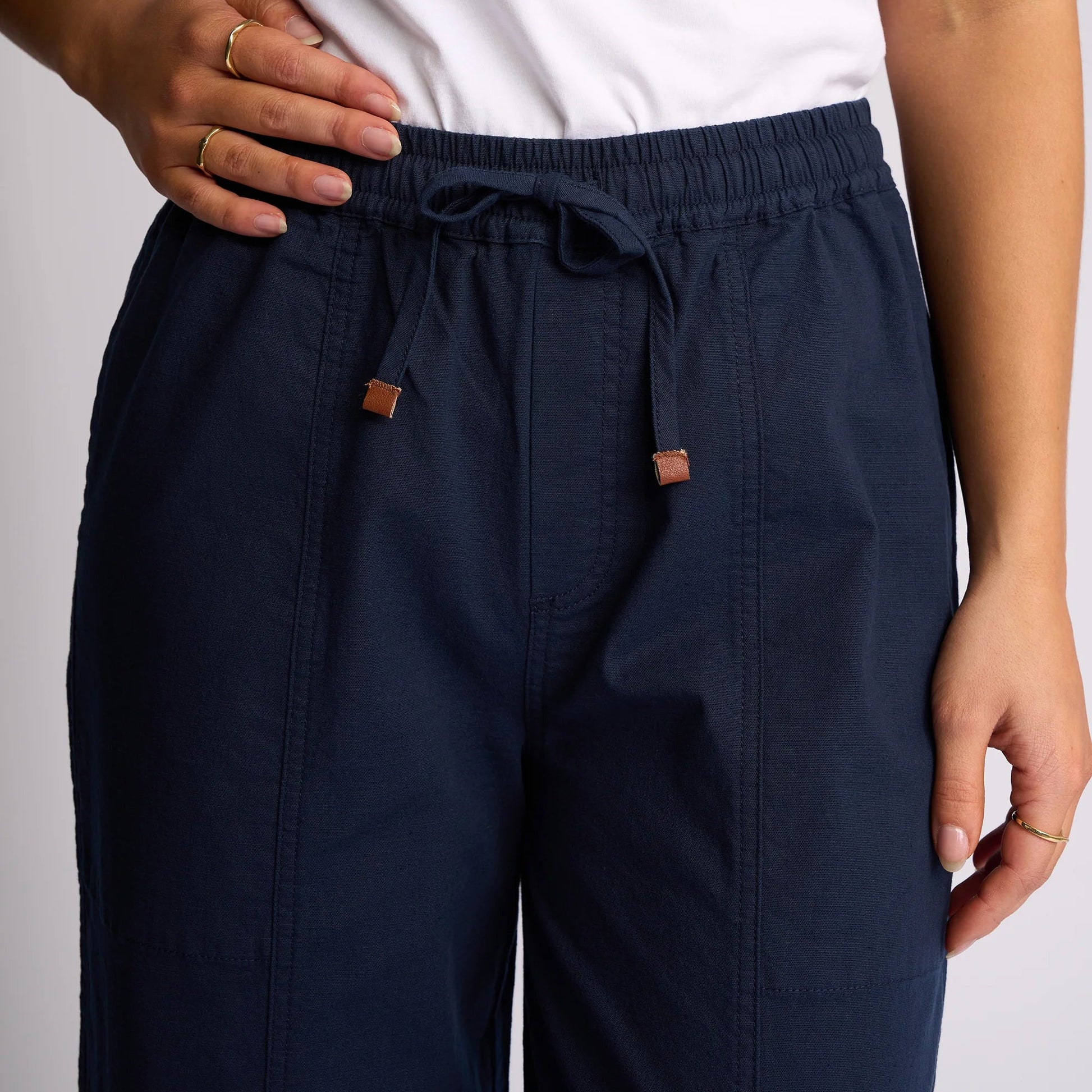 Vassalli Cotton pants 5066 Ink
