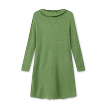By Basics Dress made from Australian Merino Wool in green