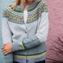 Quality Scottish Knitwear Eribe Alpine Cardigan in Kelpie