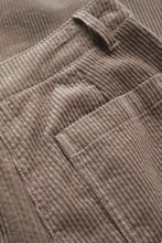 Asphodel Trousers from SEASALT in Truffle, close up of cord and pocket detail