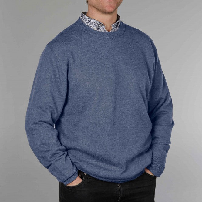Bridge and Lord Men's Crew Merino