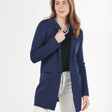 Milano Knit blazer from Bridge and Lord in Navy