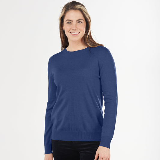 Bridge and Lord essential crew neck in denim marl
