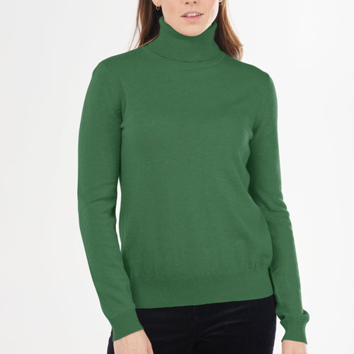 Bridge and Lord's Roll Neck Top in bottle.
