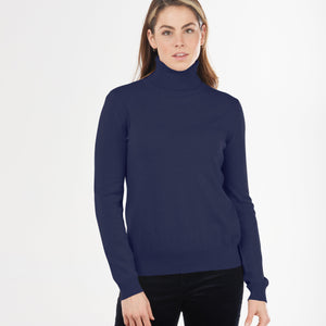 Essential Roll Neck - Bridge and Lord - Navy