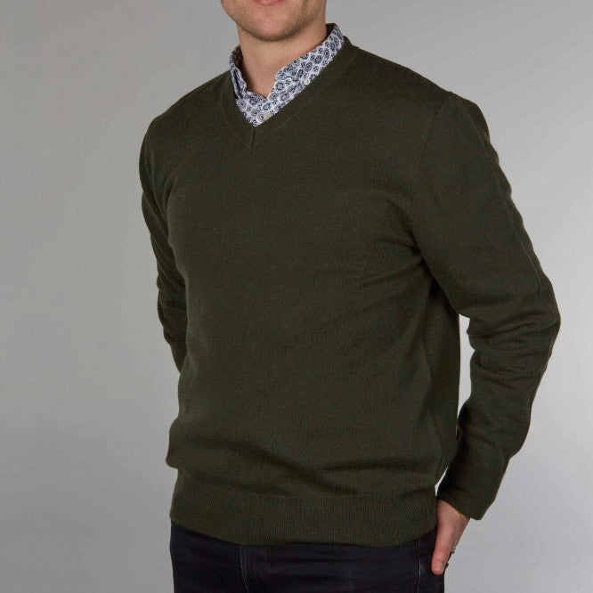 Bridge & Lord Men's Vee Forest Green