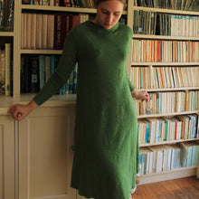 Merino Wool Dress in Grasshopper from By Basics.