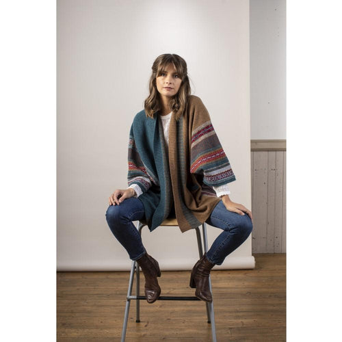 Eribe Blanket Coat, Merino Wool, Scottish Knitwear at Berrima's Overflow