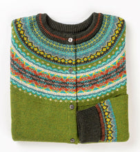 An Alpine Cardigan from Eribe for women in colour way Moss