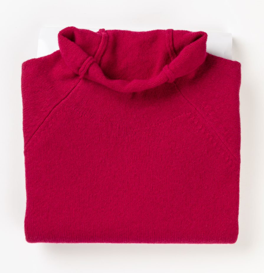 Quality Scottish Knitwear Eribe Corry Ruby