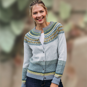 Quality Eribe Fairisle Knitwear. Alpine Cardigan from Eribe