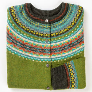 Alpine Short Cardigan - ERIBE - Moss