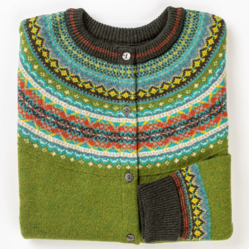 Alpine Short Cardigan - ERIBE - Moss