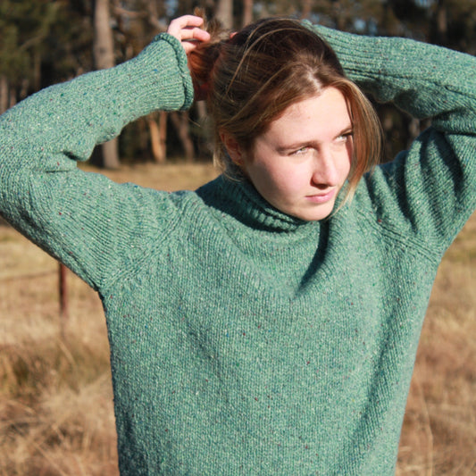 Fisherman Out Of Ireland Saddle Shoulder Sweater Jde