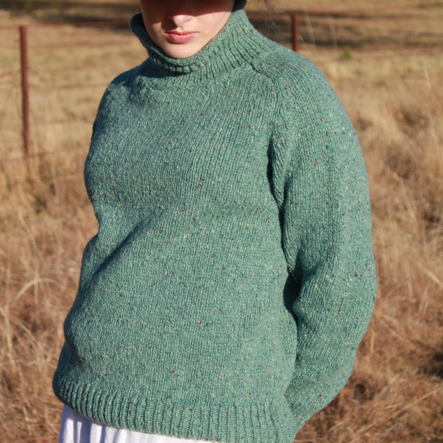 Fisherman Out Of Ireland Saddle Shoulder Sweater
