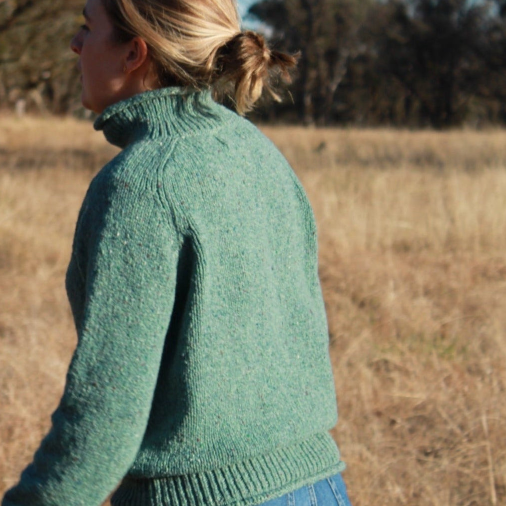 Fisherman Out Of Ireland Saddle Shoulder Sweater