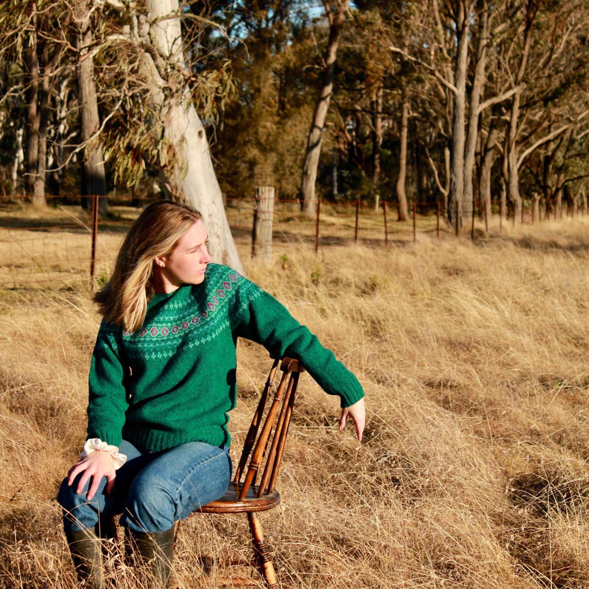 Harley Fairisle Yoke Sweater in Bute