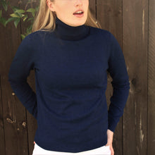 Bridge and Lord Merino and cashmere roll neck