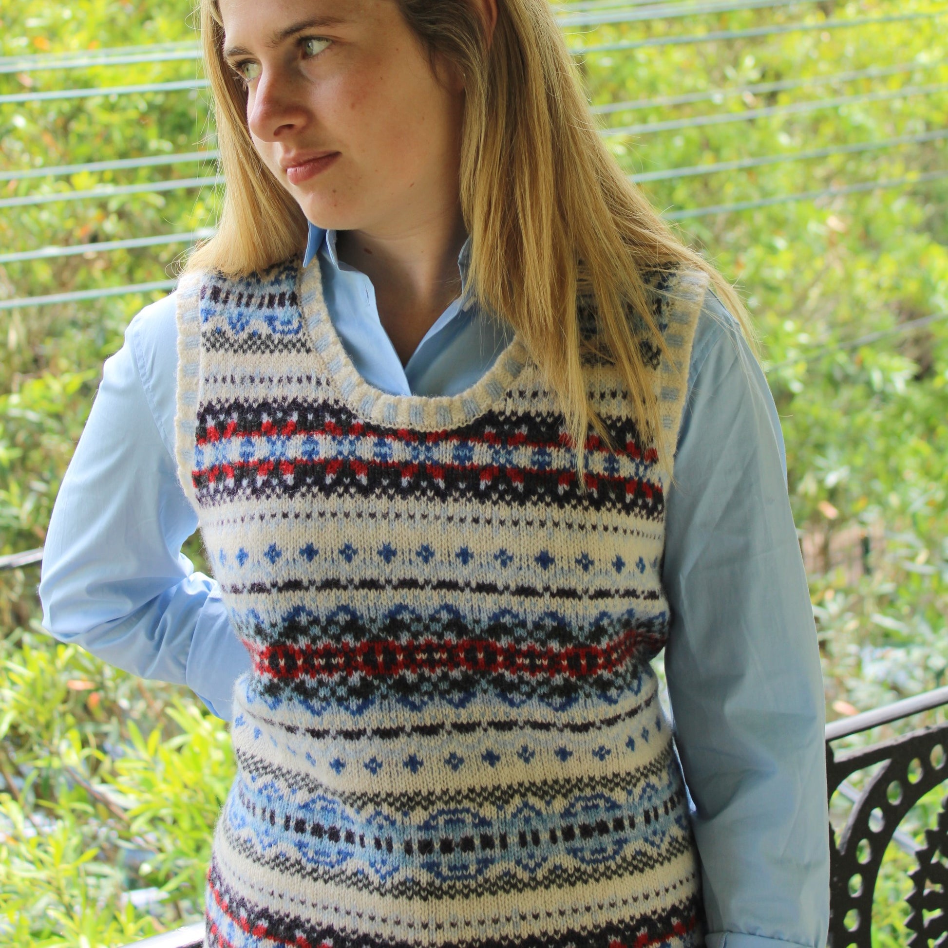 Eribe Westray Vest Scottish Knitwear 