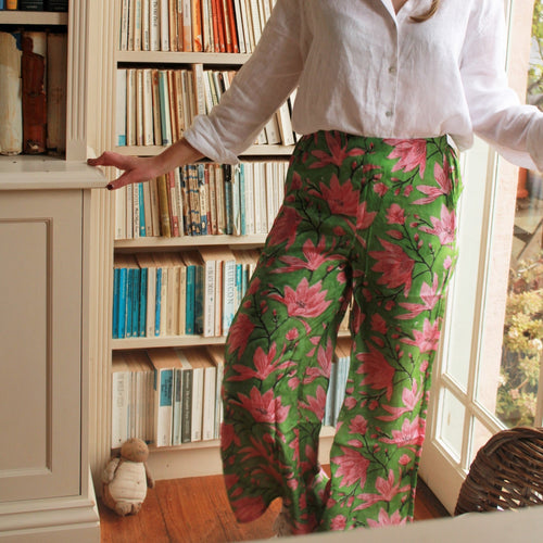 Xiwikj Silk Pants