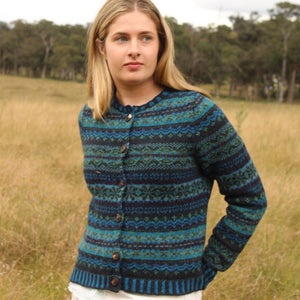 Westray Cardigan - Eribe - Jade