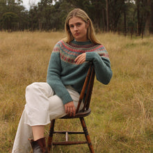 Eribe Stoneybrek Sweater Old Rose Scottish Knitwear
