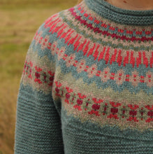 Eribe Stoneybrek Sweater Old Rose Scottish Knitwear
