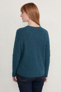 Kissing Gate Cardigan from SEASALT in Storm