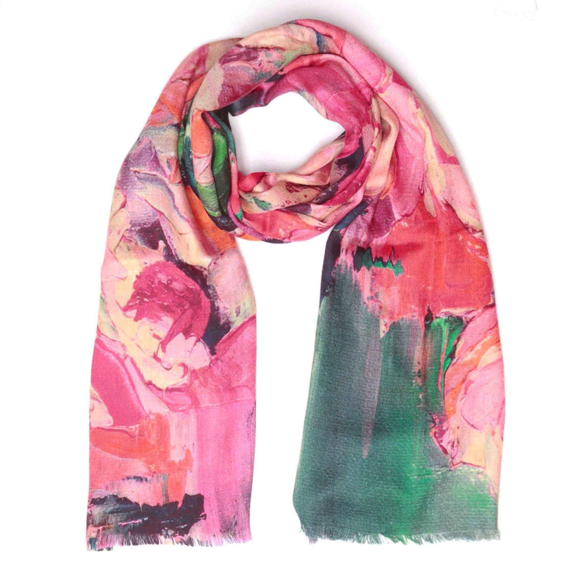 Namaskar Scarf, a beautiful present, hand woven linen