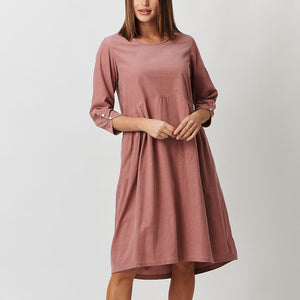 Naturals by O&J Cord Dress in Cameo.